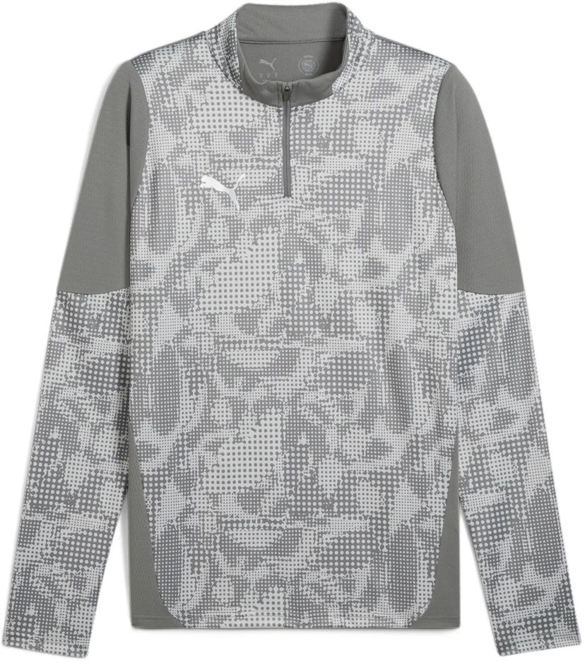 T-paita Puma Puma teamCUP Training 1/4 Zip Top Harmaa | 659164-13