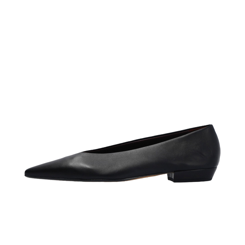 Tennarit ja kengät Bottega Veneta Almond Leather Ballet Flats Musta | 608872VBSD01000