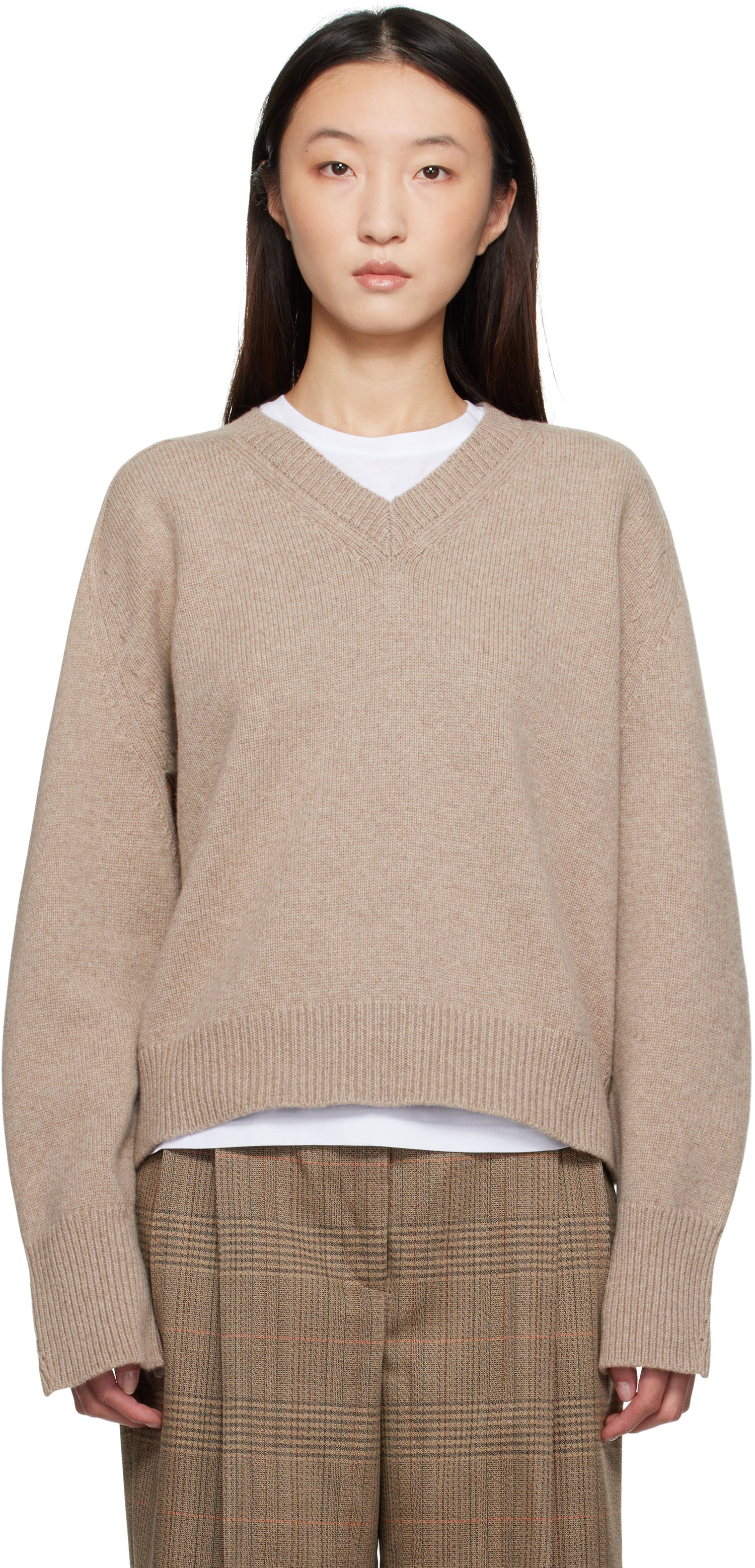 Villapaita Róhe Róhe Sleeve Wrap Sweater Beige | 416-23-320, 0