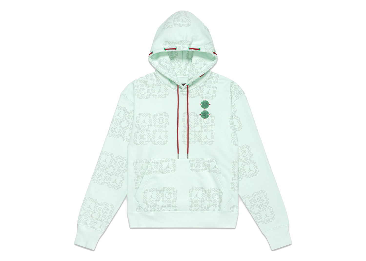 Huppari Jordan Clot x Jade Fleece Hoodie (Asia Sizing) Barely Green Turkoosi | DO0008-394, 0