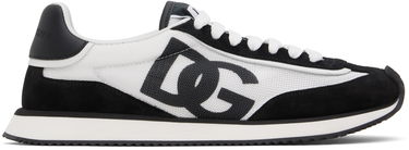 Tennarit ja kengät Dolce & Gabbana Mixed-Material 'DG' Cushion Valkoinen | CS2288 A5355, 0