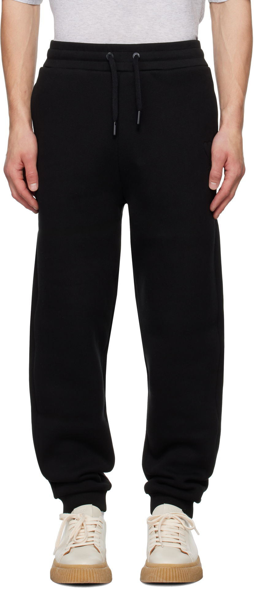 Verryttelyhousut AMI Heart Logo Sweatpants Musta | UTR237.749