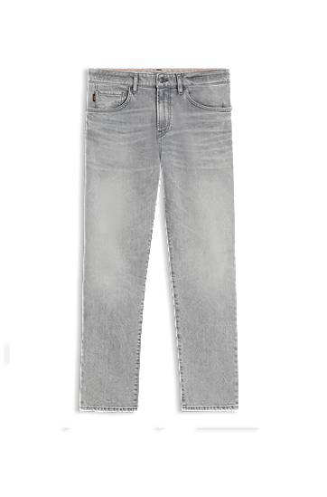 Jeans BOSS Maine Regular-Fit Comfort-Stretch Jeans Harmaa | 50544654