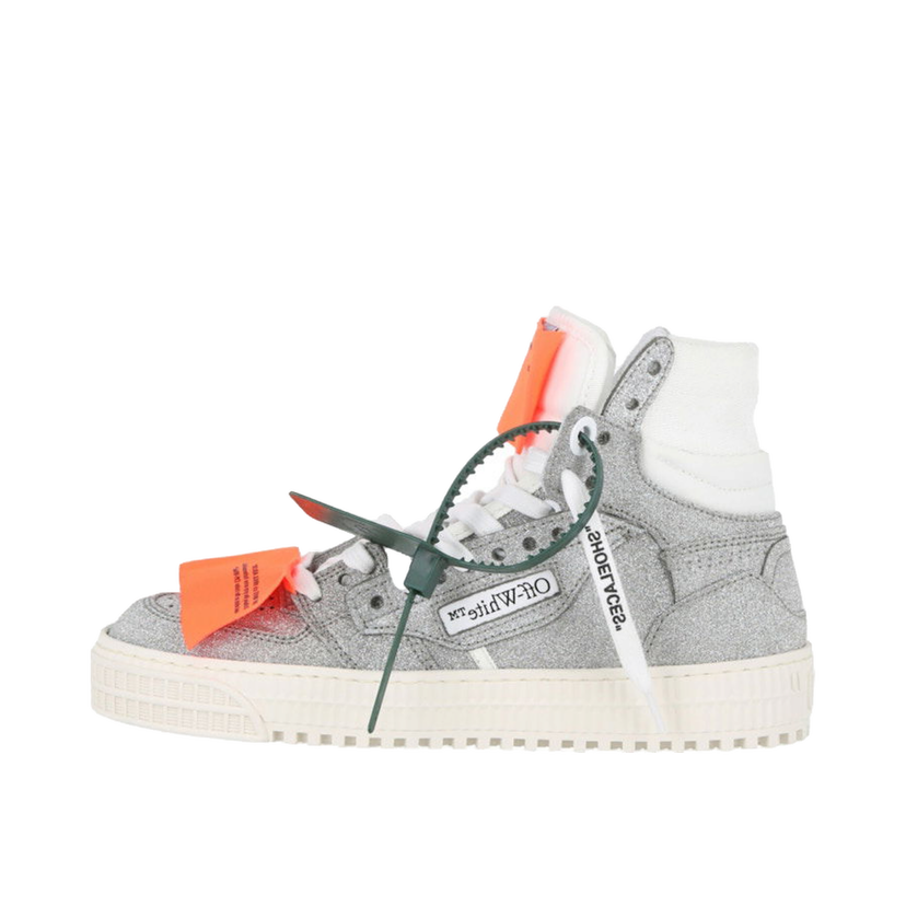 Tennarit ja kengät Off-White Off-Court 3.0 Glitter High Top Sneaker Silver White W Metallinen | IA112S22 LEA00 47201