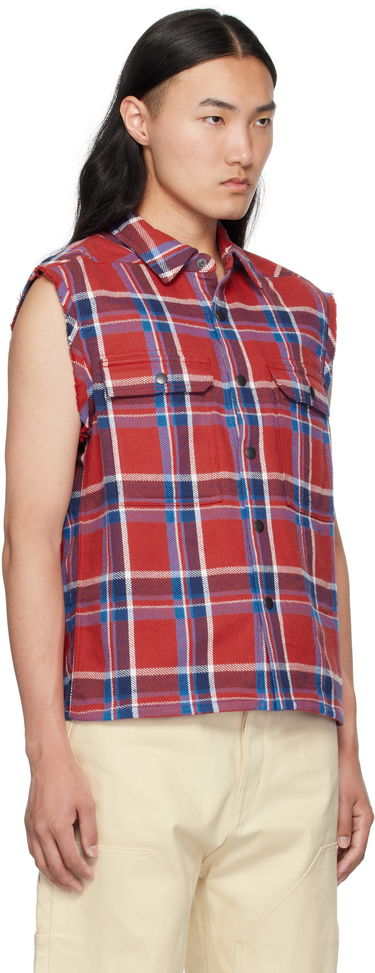 Liivi Rick Owens Rick Owens DRKSHDW Hollywood Cropped Vest Punainen | DL01E6298 HCPJP, 1