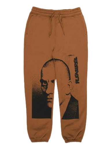 Verryttelyhousut Pleasures Brown Backbone Sweatpants Ruskea | P21F004