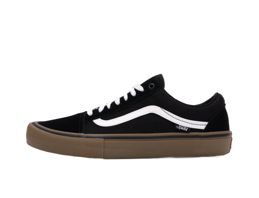 Skateboarding Vans Old Skool Pro Black White Gum Musta | VN000ZD4BW9