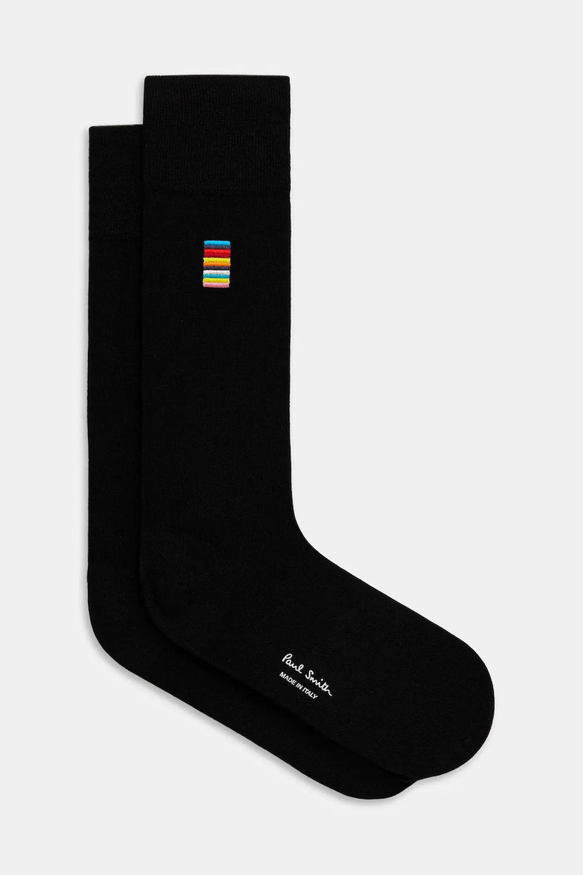 Sukat Paul Smith Paul Smith Socks with Colorful Stripe Detail Musta | M1A.380CI.P077