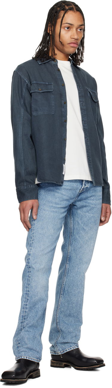 Paita rag & bone rag & bone Featherweight Denim Shirt Sininen | MED24S0004ZDMI, 3