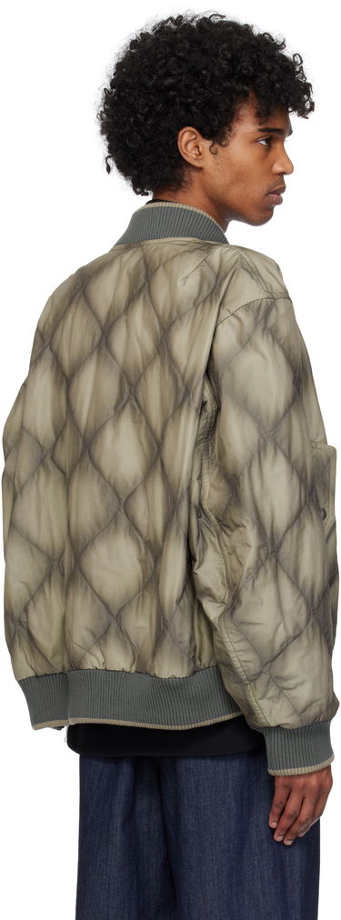 Bomber-takki Dries Van Noten Dries Van Noten Duck Canvas Bomber Jacket Vihreä | 251-020537-1026, 2