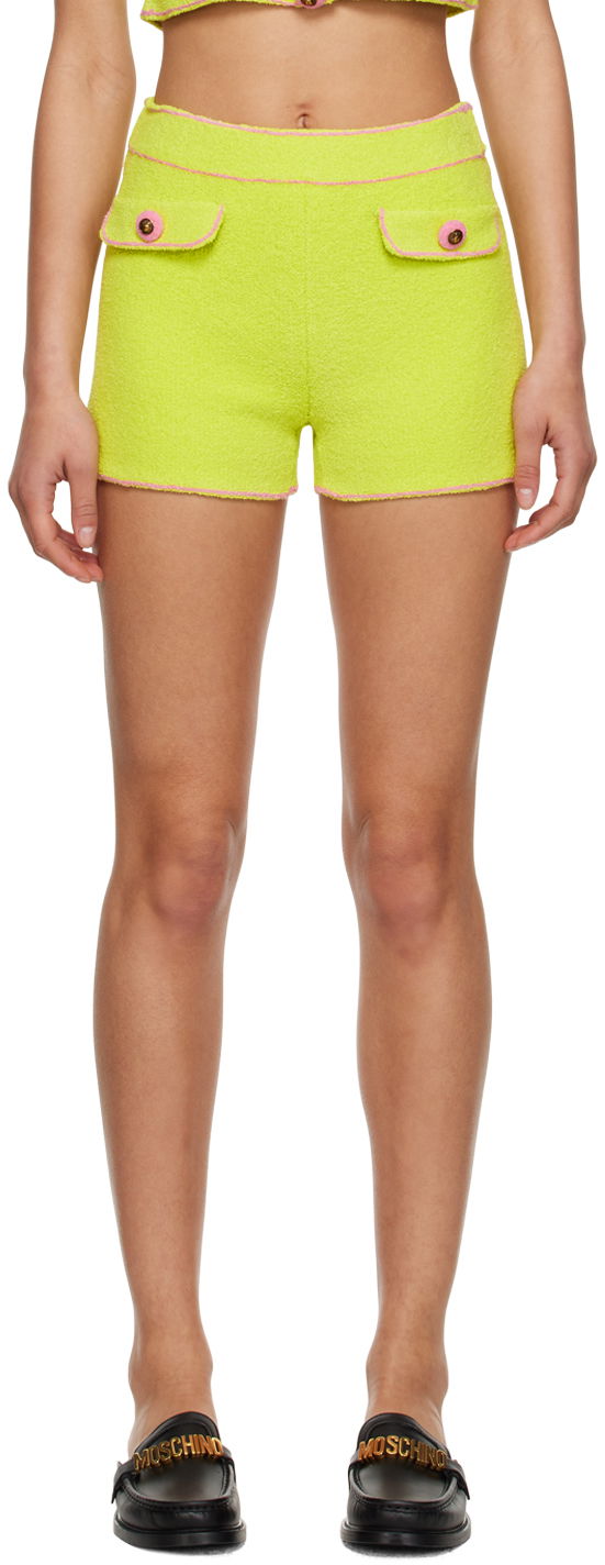 Shortsit Moschino Flap Pocket Terry Shorts Vihreä | 0380 0402