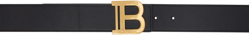 Vyöt Balmain Balmain Leather B Belt Musta | EN1WJ002LVTL