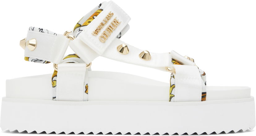 Tennarit ja kengät Versace Versace Jeans Couture Beach Sandals Valkoinen | E78VA3SM2_EZS187