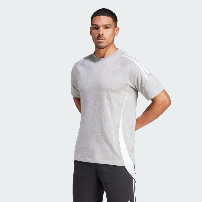 T-paita adidas Performance Tiro 24 Sweat Harmaa | IR9348