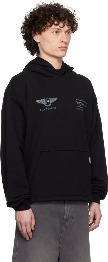 Huppari Represent Clo Represent 'Team Rep' Hoodie Harmaa | MLM41052, 4