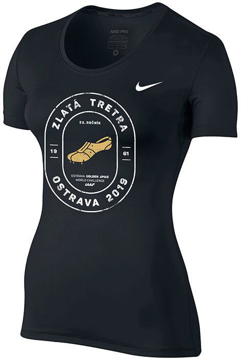 T-paita Nike Nike Pro CL ZLATA TRETRA T-Shirt Musta | 725745-010-zt