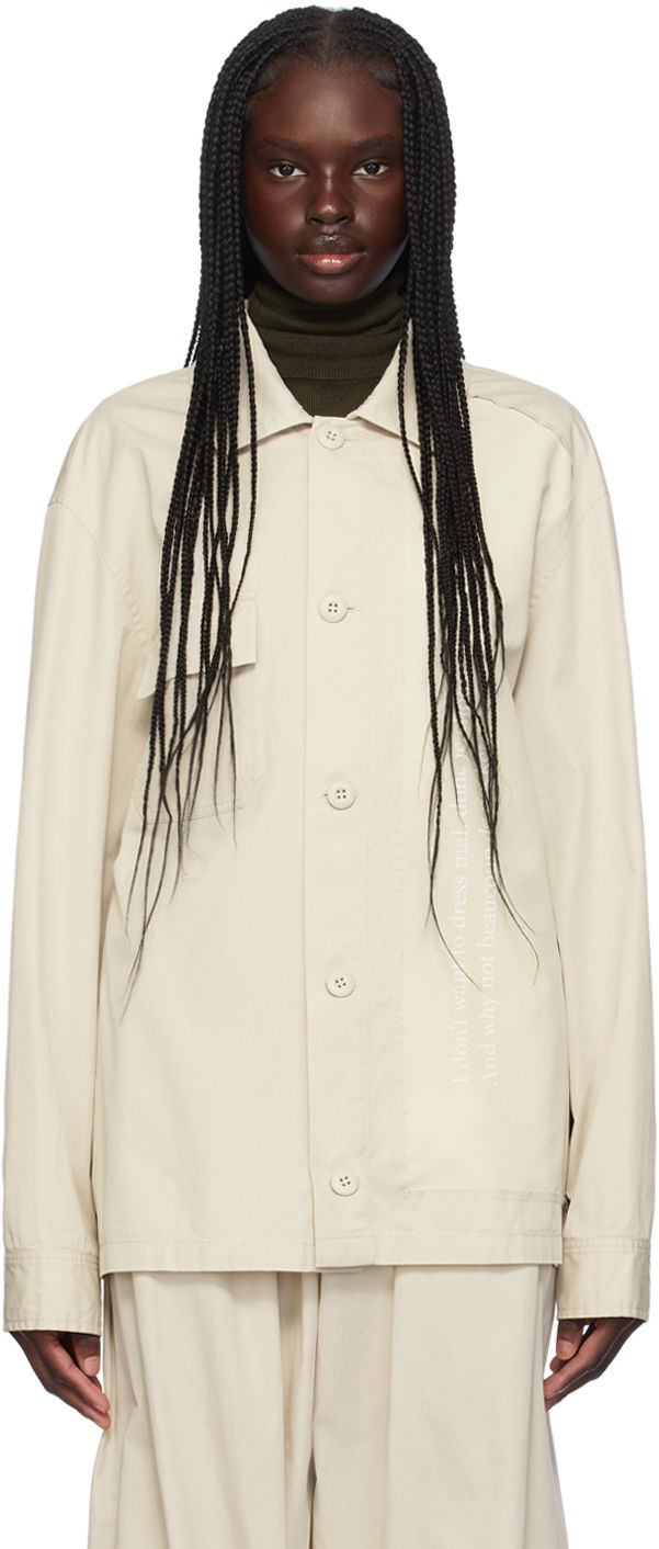 Paita Maison Margiela Paneled Jacket Beige | SH0AM0023 M35148
