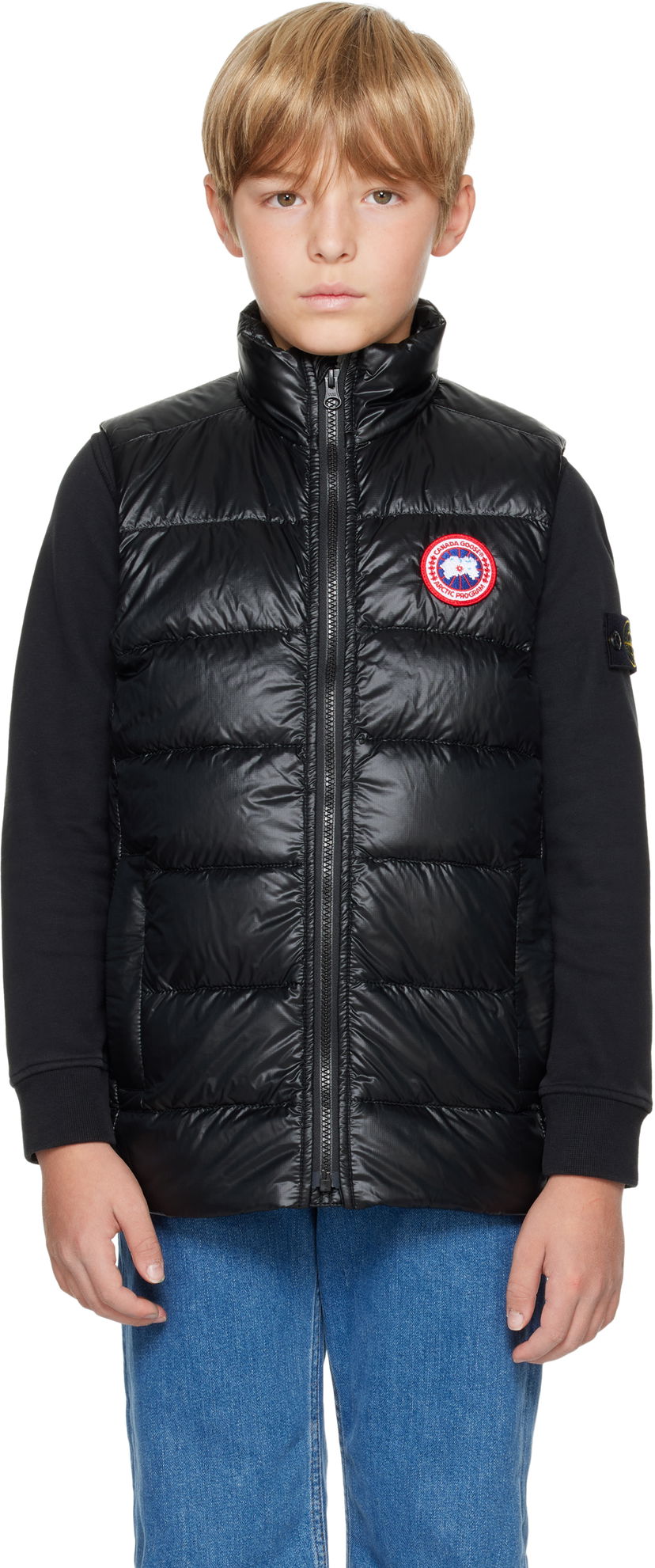 Liivi Canada Goose Kids' Crofton Down Vest Musta | 5472Y