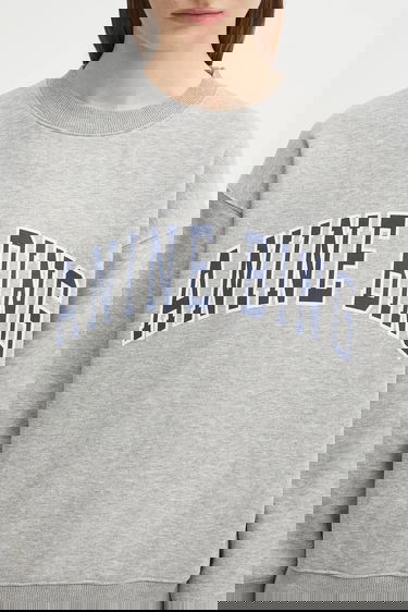 Huppari Anine Bing Anine Bing Spencer Graphic Sweatshirt Harmaa | A.08.11531, 3