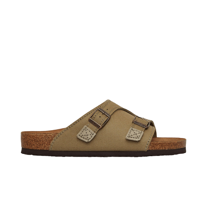 Tennarit ja kengät Birkenstock Zürich Suede Canvas Sandals Vihreä | 1028755