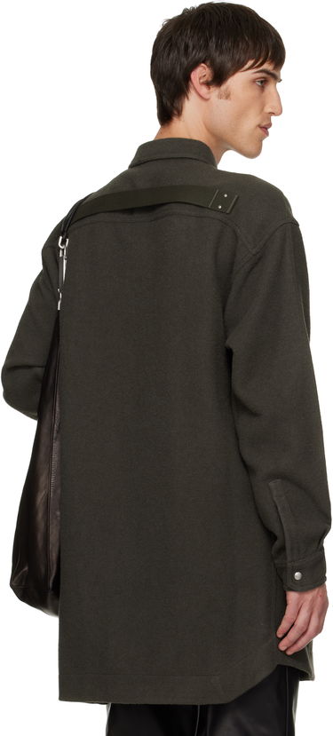 Paita Rick Owens Concordians Oversized Outershirt Vihreä | RU02E1739 WBD, 2