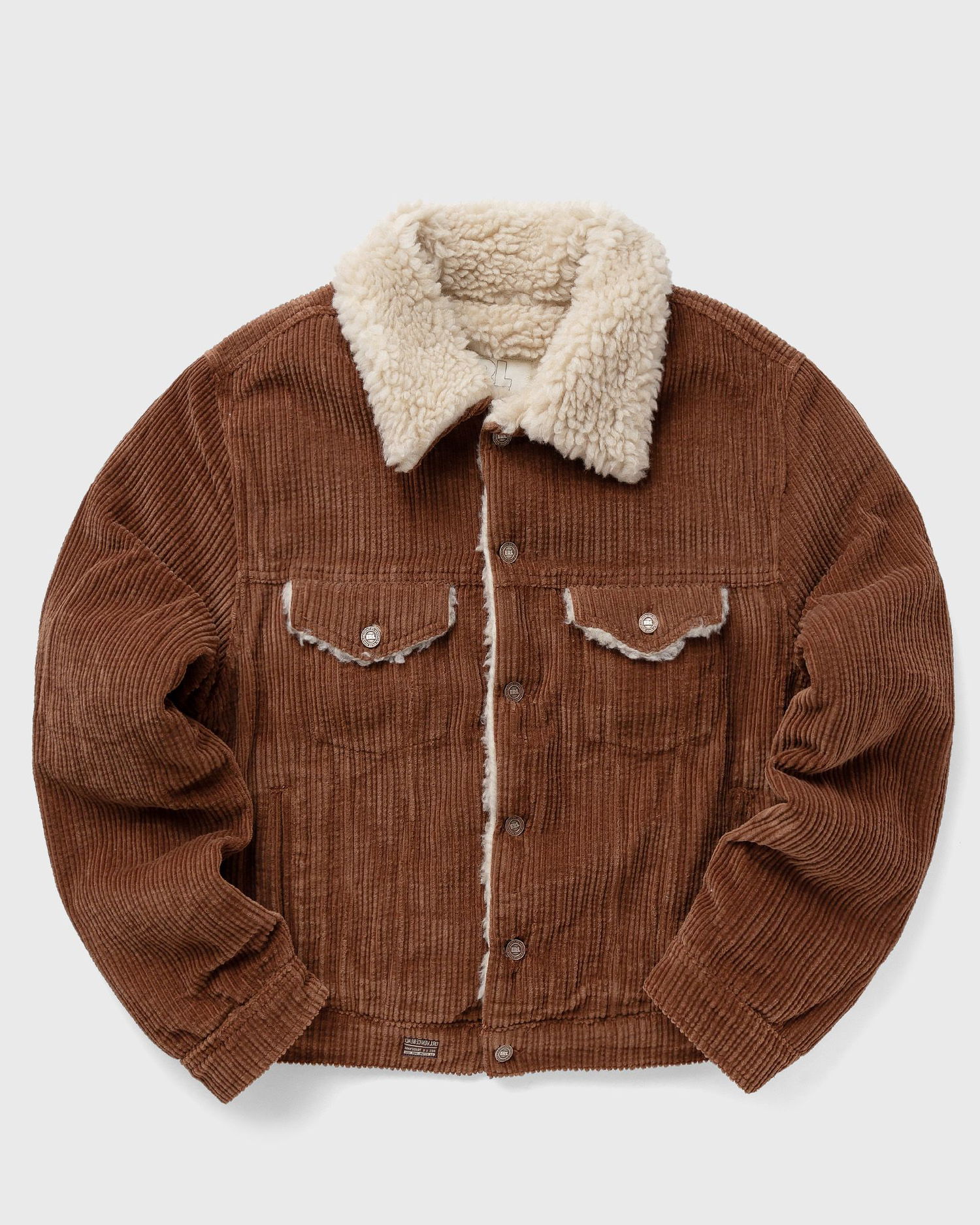 Takki ERL Sherpa Corduroy Trucker Jacket Ruskea | ERL09J003, 0