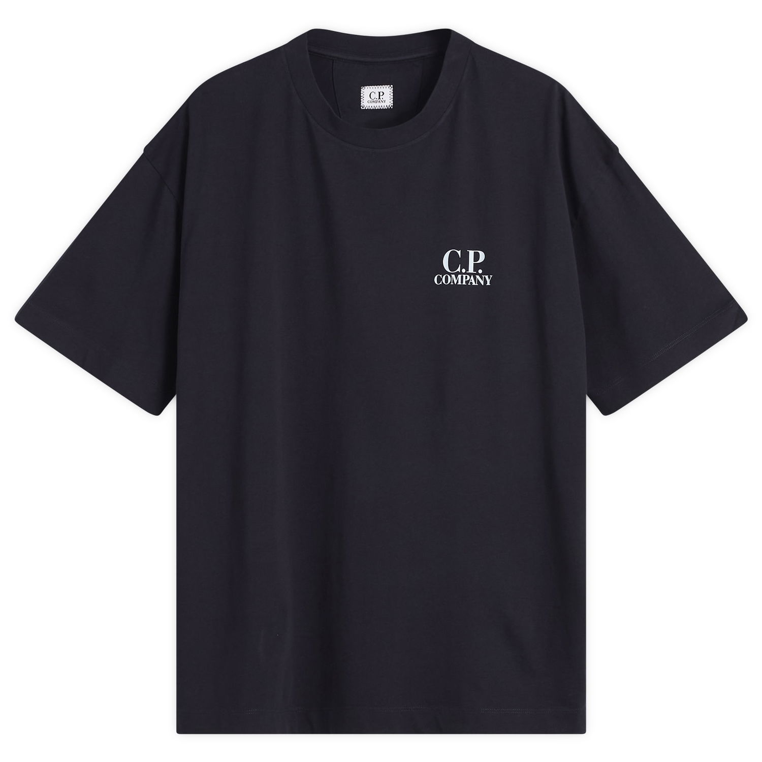 T-paita C.P. Company Logo Print T-Shirt Musta | 19CMTS103A-005100W-888, 0