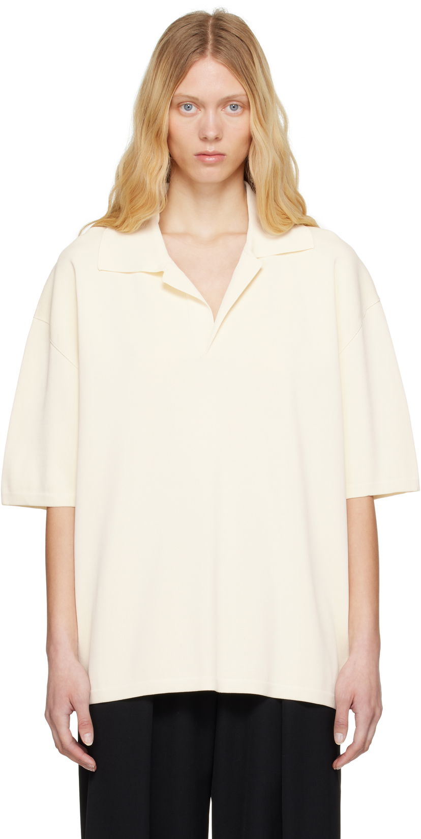 Poolopaita AMI AMI Paris Short Sleeve Polo Valkoinen | UPL164.KN0064