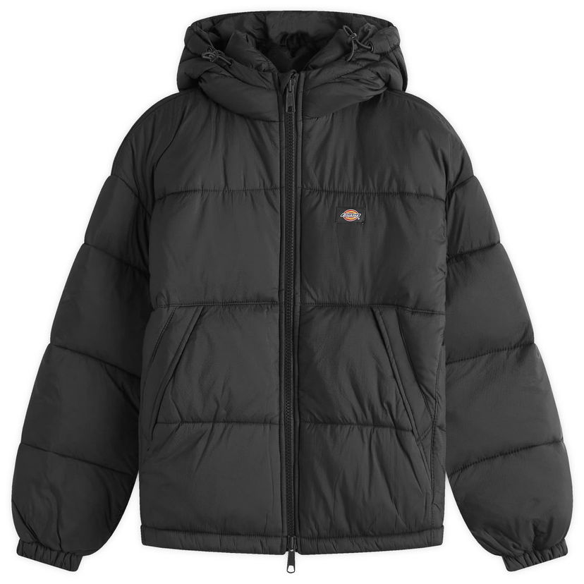 Puffer takki Dickies Alatna Oversized Puffer Jacket Black Musta | DK0A4YJU-001