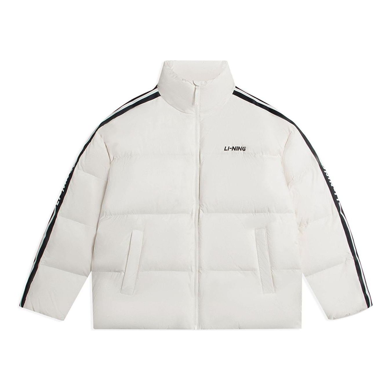 Puffer takki Li-Ning Graphic Short Down Jacket Valkoinen | AYMS337-2, 0
