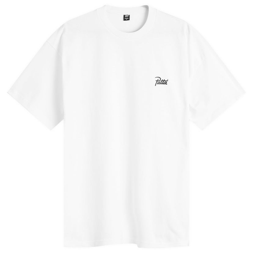 T-paita Patta Script Logo T-Shirt, Size X-Small Valkoinen | POC-AW25-1000-290-0071-002