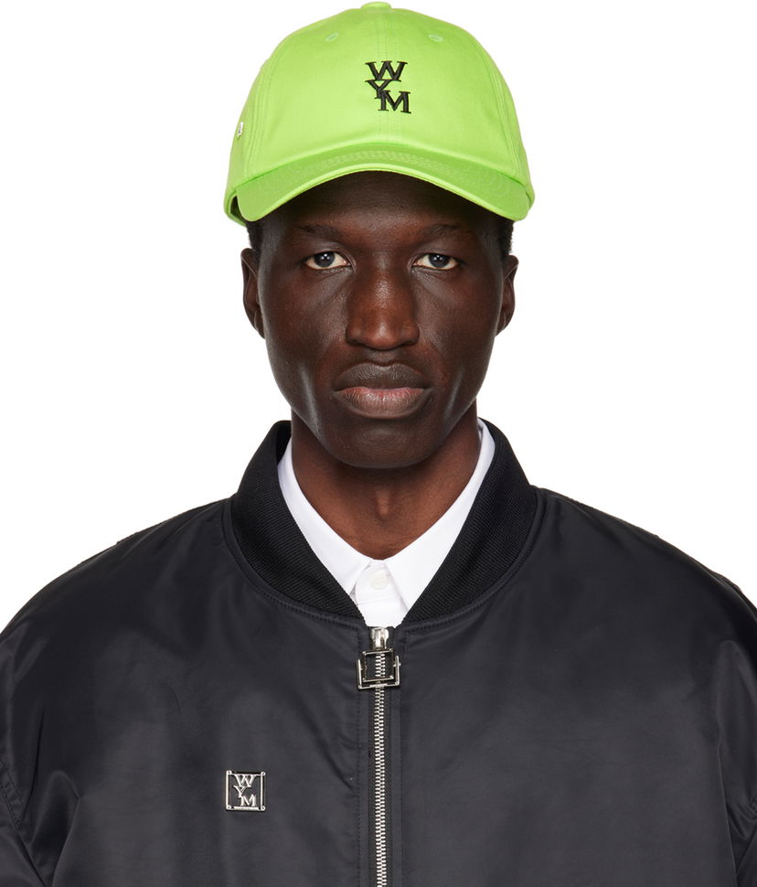 Korkki WOOYOUNGMI WOOYOUNGMI Embroidered Baseball Cap Vihreä | W231AC51