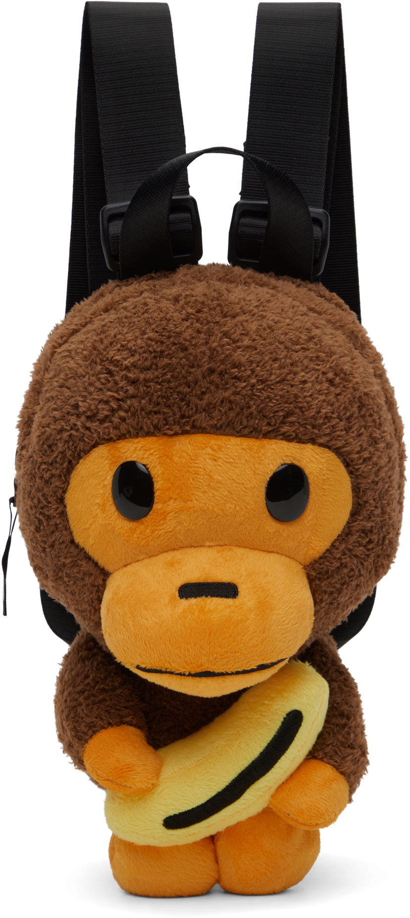 Reppu BAPE A Bathing Ape Baby Milo Banana Plush Backpack Ruskea | 002BAL303004K
