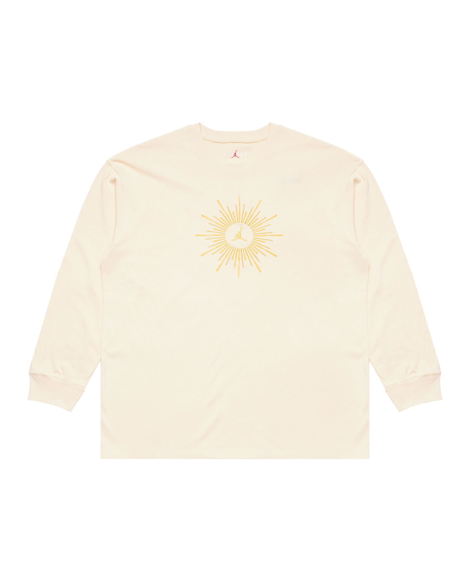 T-paita Jordan Air Jordan WMNS FLIGHT LONGSLEEVE OVERSIZED TEE 'Heiress of Optimism' Beige | FN5356-294, 0