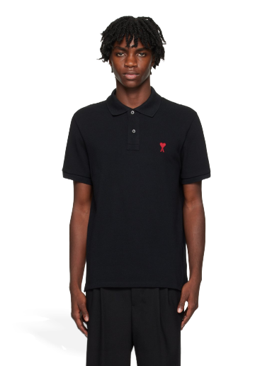 Poolopaita AMI Polo Tee Musta | BFUPL001.760