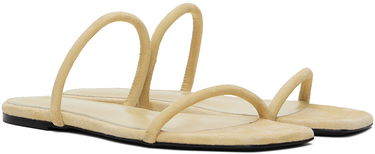 Vaatteet TOTEME TOTEME 'The Minimalist' Suede Slides Beige | 243-WAS2061-LE0045, 3