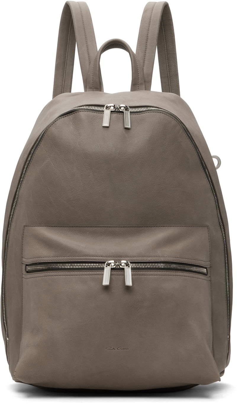 Reppu Rick Owens Rick Owens Concordians Soft Buffalo Backpack Harmaa | RA02E0771 LBU