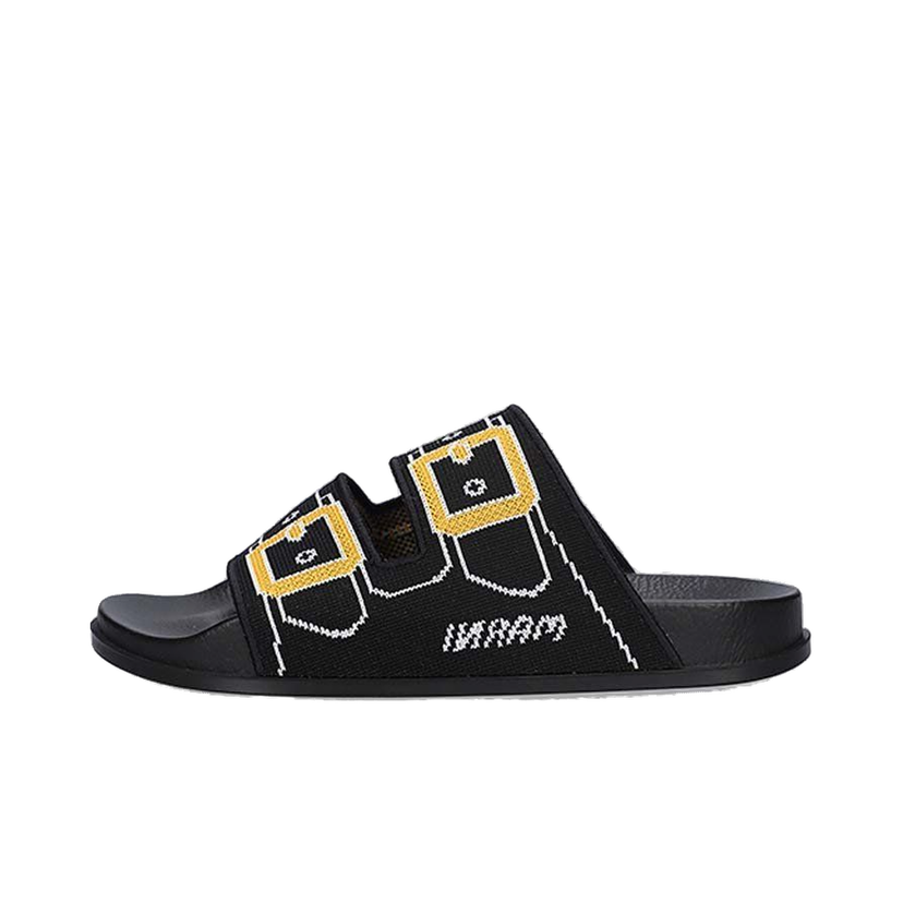 Tennarit ja kengät Marni Sandal Slides Musta | SAMR003802.P4547