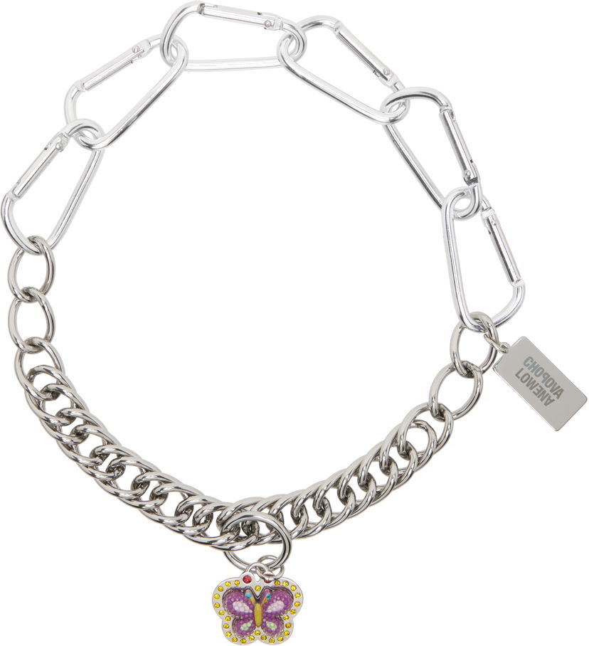 Kaulakoru Chopova Lowena Chopova Lowena B Fly Carabiner Necklace Metallinen | 6558