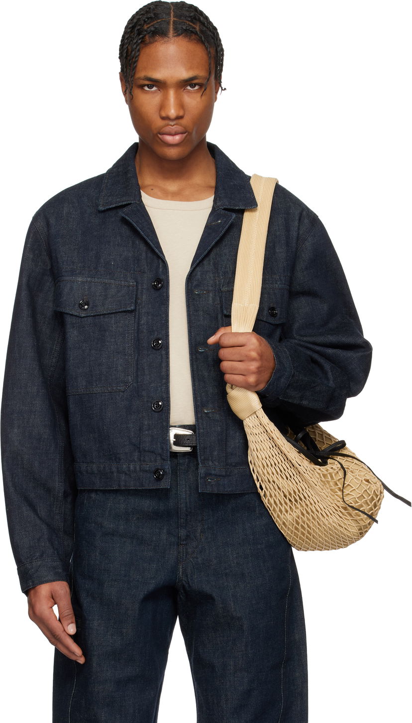 Olkalaukku LEMAIRE Lemaire Trucker Denim Jacket Beige | OW1142 LD068
