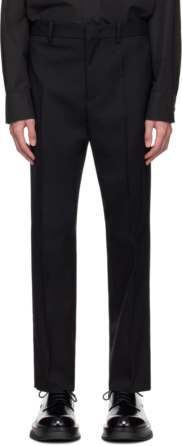 Housut Jil Sander Black Tailored Trousers Musta | J22KA0107_J70001