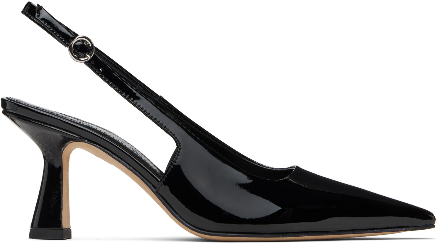 Asusteet Aeyde Aeyde Fernanda Slingback Heels Musta | A12-PU-ISOSS75ST-223-800-048, 0
