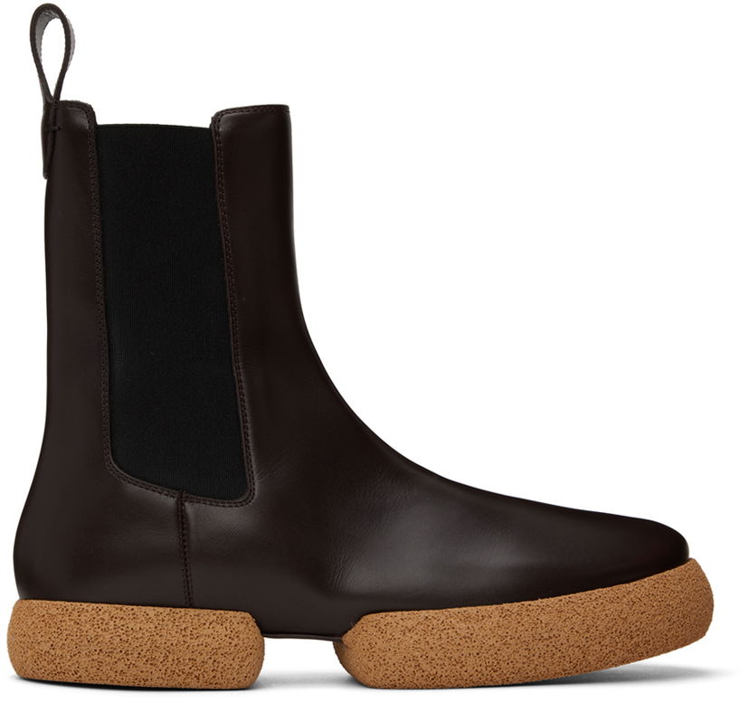 Tennarit ja kengät Dries Van Noten Dries Van Noten Leather Chelsea Boots Ruskea | MW222-169-112