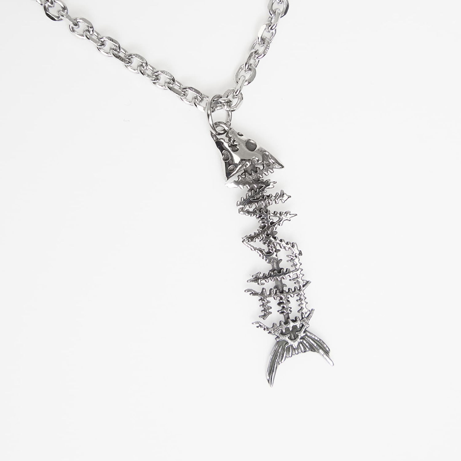 Kaulakoru Wasted Paris U Surrender Necklace Fish Skeleton Pendant Metallinen | WP_000315, 1