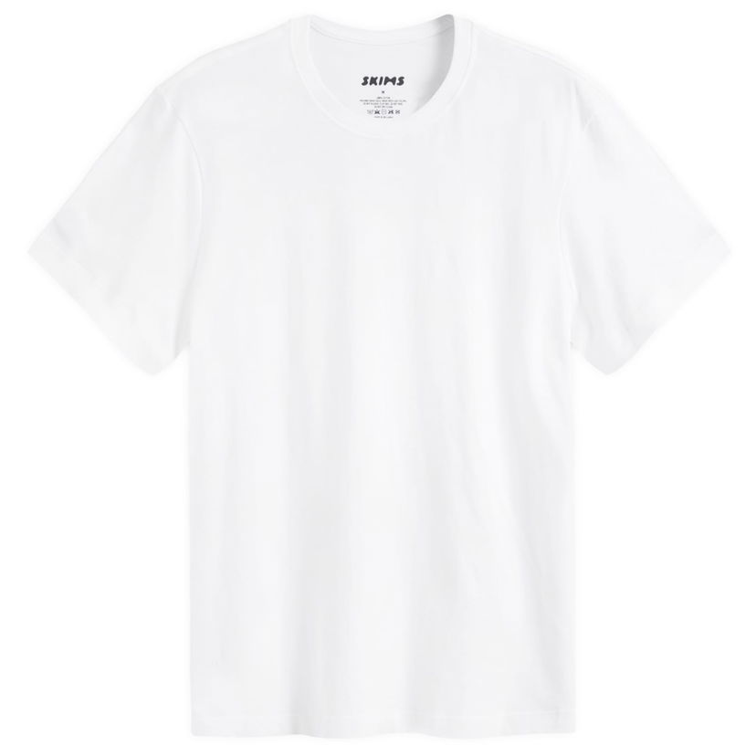 T-paita SKIMS Classic T-Shirt Valkoinen | TP-TSH-5701M-CH