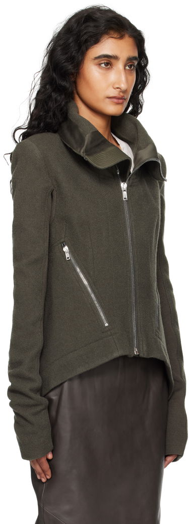 Takki Rick Owens Rick Owens Naska Biker Jacket Vihreä | RP02E4735 WBD, 1