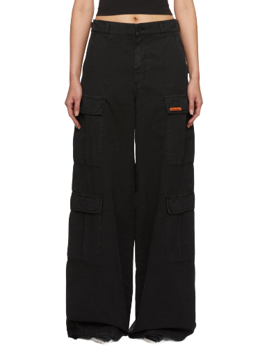 Cargo housut HERON PRESTON Drawstring Cargo Pants Musta | HWCF008F23FAB0011000