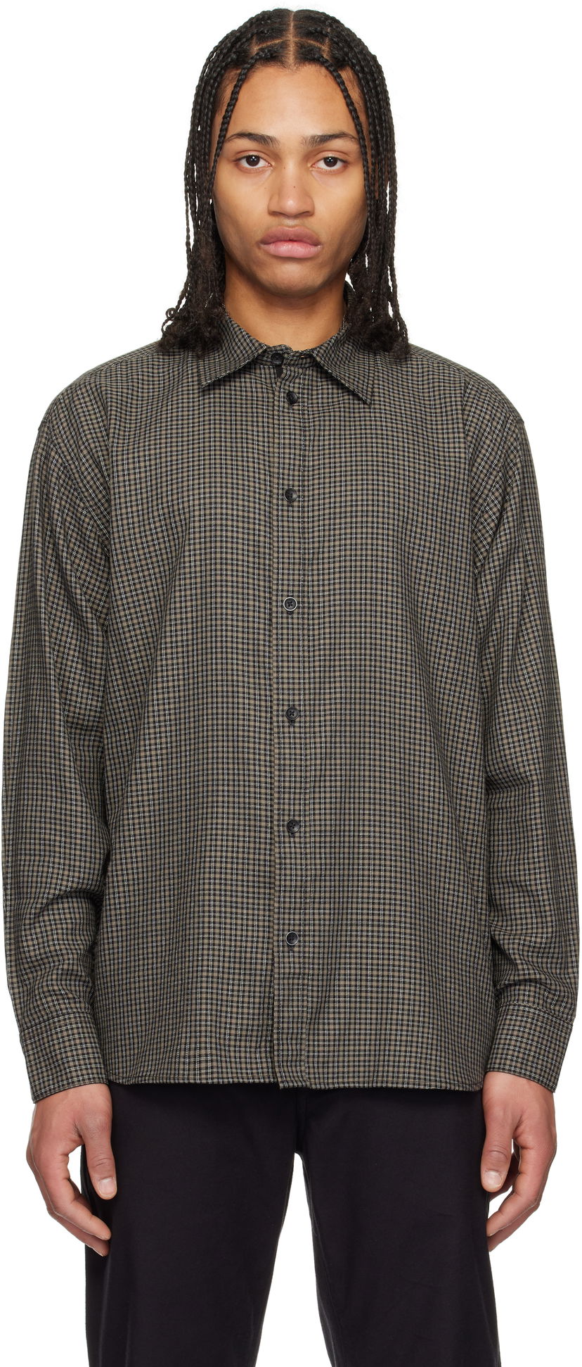 Paita rag & bone Rag & Bone Matthew Plaid Shirt Ruskea | MBW24HA003GHML