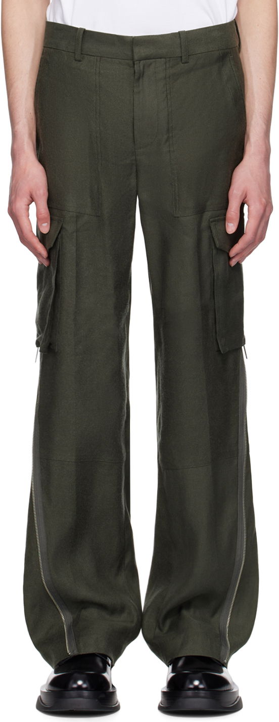 Cargo housut Helmut Lang Expansion Panel Cargo Pants Vihreä | O04HM202