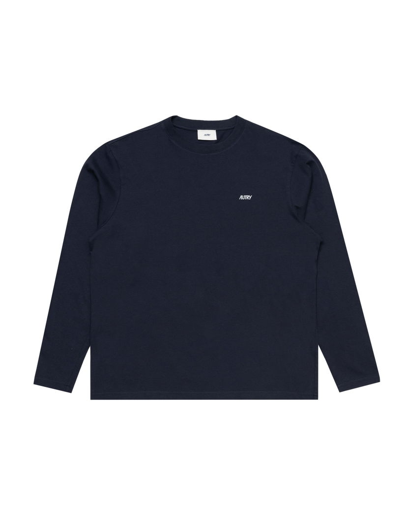 T-paita Autry Autry Long Sleeve T-Shirt Tummansininen | LSPXA6JB
